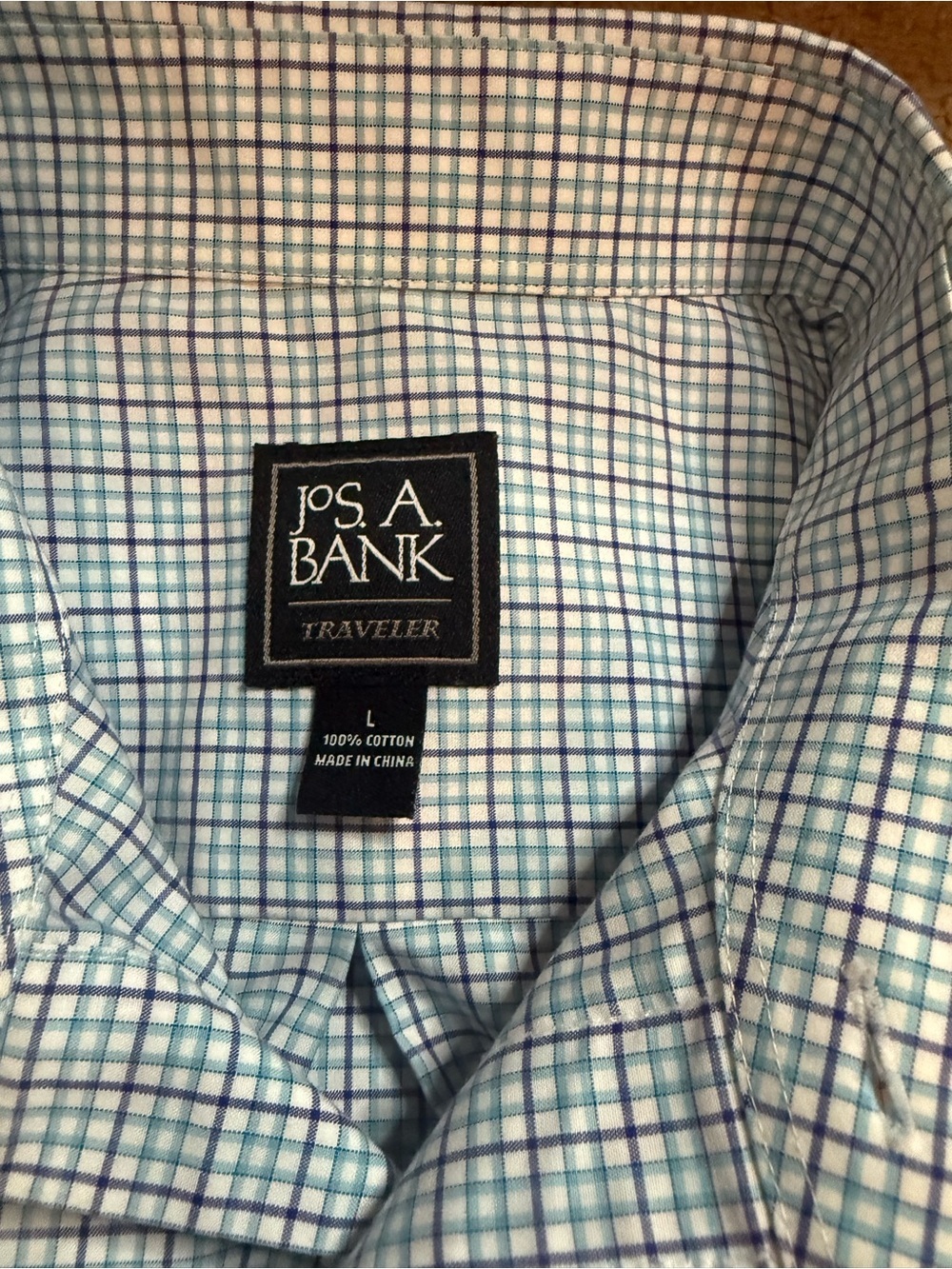 Men’s Jos. A. Bank Traveler collection shirt Size Large - Picture 4 of 5